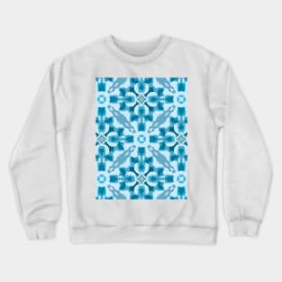 Blue tiles Moroccan style Crewneck Sweatshirt